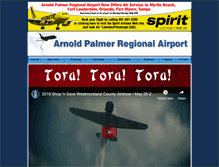 Tablet Screenshot of palmerairport.com